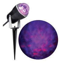 Gemmy Spooky Purple Light Show Spotlight Lighted Halloween Lights 5.32 in. W 1 pk (Pack of 8)