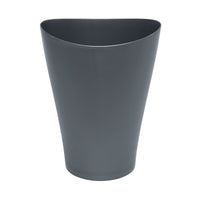 Rubbermaid Spa Works 2.25 gal Gray Plastic Vanity Wastebasket