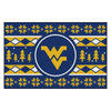 West Virginia University Holiday Sweater Rug - 19in. x 30in.