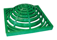 NDS 12 in. Green Square Polyolefin Atrium Grate