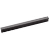 Hickory Hardware Streamline Contemporary Bar Cabinet Pull 6-5/16 in. Flat Onyx 1 pk (Pack of 10)