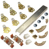 Johnson Hardware 2200 Aluminum By-Pass Door Hardware Set