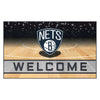 NBA - Brooklyn Nets Rubber Door Mat - 18in. x 30in.