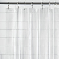 iDesign 78 in. H X 54 in. W Clear Stall Liner PEVA