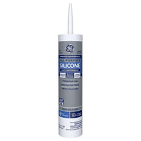 GE Window & Door White Silicone 1 Window and Door Caulk Sealant 10.1 oz (Pack of 12)