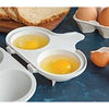 Nordic Ware White Plastic Egg Poacher