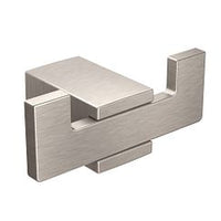 BRUSHED NICKEL DOUBLE ROBE HOOK