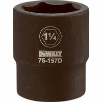 SAE Impact Socket, 6-Point, 3/4-In. Drive, 1-1/4-in.