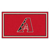 MLB - Arizona Diamondbacks Red 3ft. x 5ft. Plush Area Rug