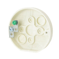 Allied Moulded 3.5 cu in Round Fiberglass Outlet Box Off White