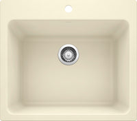 Liven Dual Mount Laundry Sink  - Biscuit