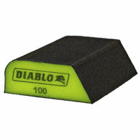 Diablo 4 in. L X 2-1/2 in. W X 1 in. 100 Grit Fine Dual Edge Sanding Sponge