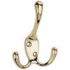 National Hardware Gold Zinc 2 in. L Triple Hook 1 pk (Pack of 5)