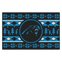 NFL - Carolina Panthers Holiday Sweater Rug - 19in. x 30in.