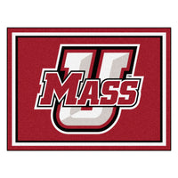 University of Massachusetts 8ft. x 10 ft. Plush Area Rug