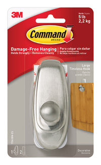 3M Command Large Plastic Hook 4 In. L 1 Pk