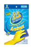 Soft Scrub Latex Cleaning Gloves M Yellow 2 pair (Pack of 6)