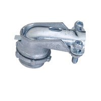 Sigma Engineered Solutions ProConnex 3/8 in. D Die-Cast Zinc 90 Degree Squeeze Connector For AC, MC