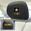 U.S. Army Embroidered Head Rest Cover Set - 2 Pieces