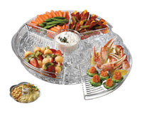 Prodyne Clear Plastic Appetizer Tray 1 pk