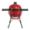 Kamado Joe 24 in. Big Joe II Charcoal Kamado Grill and Smoker Red