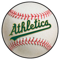 MLB - Oakland Athletics Retro Collection Baseball Rug - 27in. Diameter - (2000)