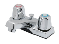 OakBrook Chrome Two-Handle Bathroom Sink Faucet 4 in.