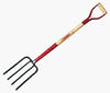 Razor-Back 4 Tine Forged Steel Spading Fork 30 in. Wood Handle