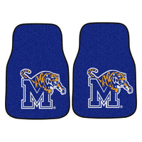 University of Memphis Carpet Car Mat Set - 2 Pieces