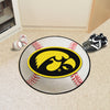 University of Iowa Baseball Rug - 27in. Diameter