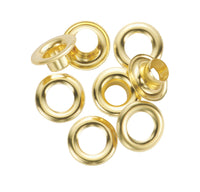 General 3/8 in. D Brass Grommet 24 pk