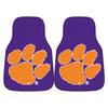 Clemson University Purple Carpet Car Mat Set - 2 Pieces