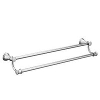 CHROME 24" DOUBLE TOWEL BAR