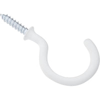 V2020 1-1/2" Cup Hook 2/pk - White