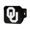 University of Oklahoma Black Metal Hitch Cover