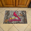 MLB - St. Louis Cardinals Camo Camo Rubber Scraper Door Mat