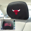 NBA - Chicago Bulls Embroidered Head Rest Cover Set - 2 Pieces