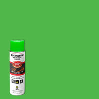 Rustoleum 203023 17 Oz Fluorescent Green Precision-Line Marking Spray Paint (Pack of 12)