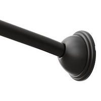 MATTE BLACK ADJUSTABLE CURVED SHOWER ROD