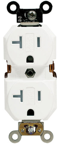 Leviton 20 amps 125 V Duplex White Outlet 5-20R 1 pk - Deal of The Week