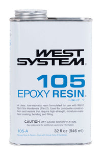 West System 105 Resin Extra Strength Epoxy Epoxy Resin 32 oz