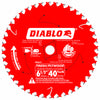 Diablo 6-1/2 in. D X 5/8 in. TiCo Hi-Density Carbide Finishing Saw Blade 40 teeth 1 pk