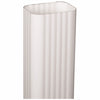 Amerimax 2 in. H x 3 in. W x 120 in. L White Vinyl Traditional Downspout (Pack of 6)