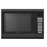 Perfect Aire 1.3 cu. ft. Black Microwave 1000 watt