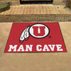 University of Utah Man Cave Rug - 34 in. x 42.5 in.