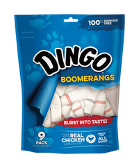 Dingo  Boomerangs  Chicken  Treats  For Dog 17.6  7.87 in. 9 pk