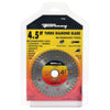 Forney Turbo 4-1/2 in. D X 7/8 in. Diamond Continuous Rim Circular Saw Blade 1 teeth 1 pc