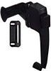 Screen & Storm Door Latch, Push-Button, Black Satin, 1-1/4-In. Hole Spacing (Pack of 3)