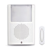 Heath Zenith White Plastic Wireless Smart-Enabled Night Light Doorbell Kit