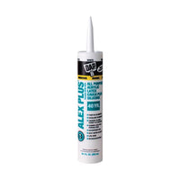 DAP Alex Plus White Acrylic Latex All Purpose Caulk 10.1 oz. (Pack of 12)